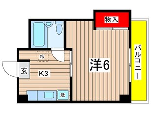 サンライフ矢野口の物件間取画像